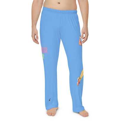 Men's Pajama Pants: Golf Lite Blue