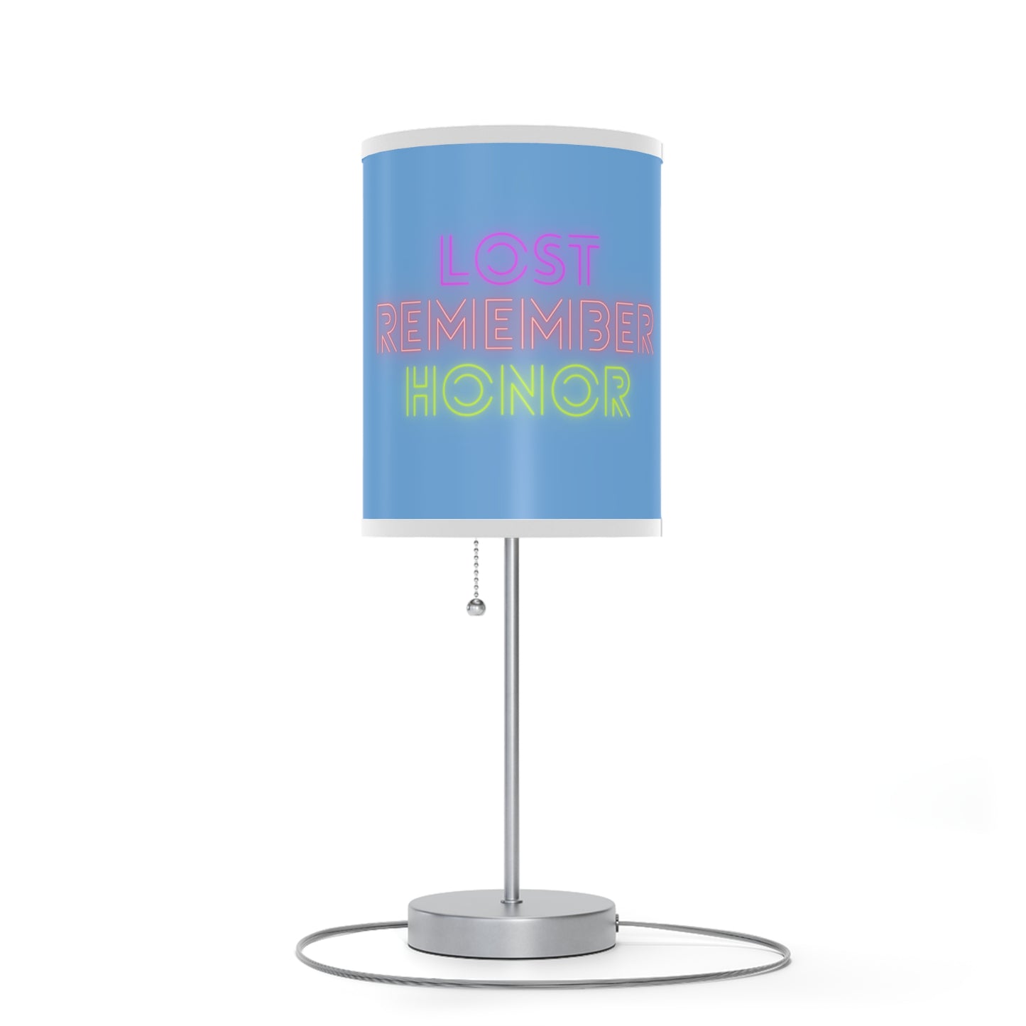 Lamp on a Stand, US|CA plug: Music Lite Blue