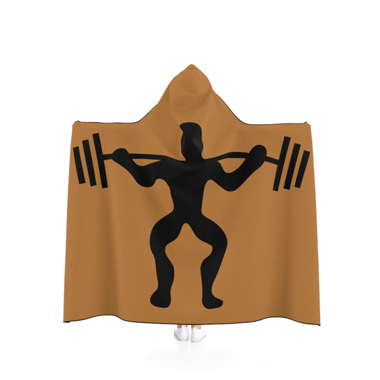 Hooded Blanket: Weightlifting Lite Brown