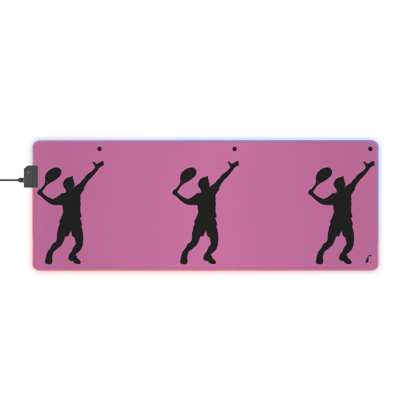 LED Gaming Mouse Pad: Tennis Lite Pink