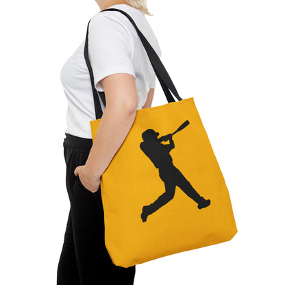 Tote Bag: Baseball Yellow