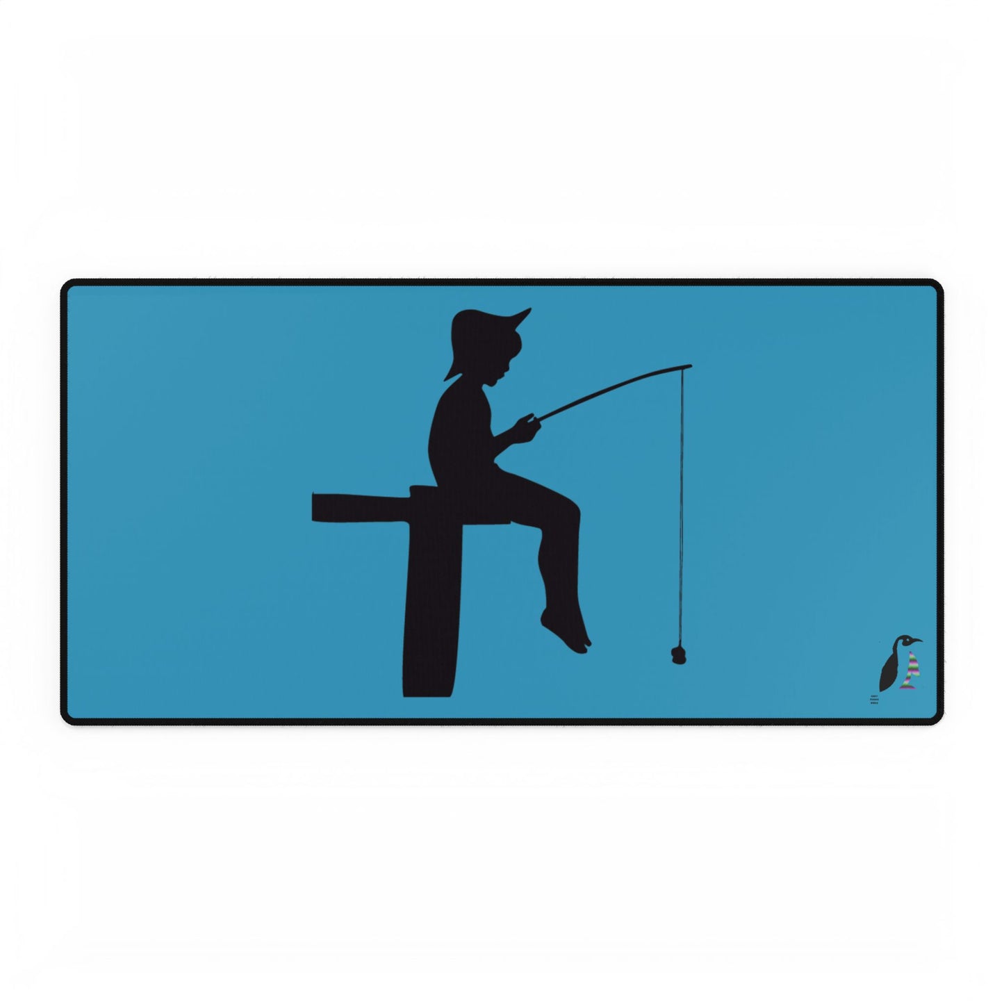 Desk Mats: Fishing Turquoise