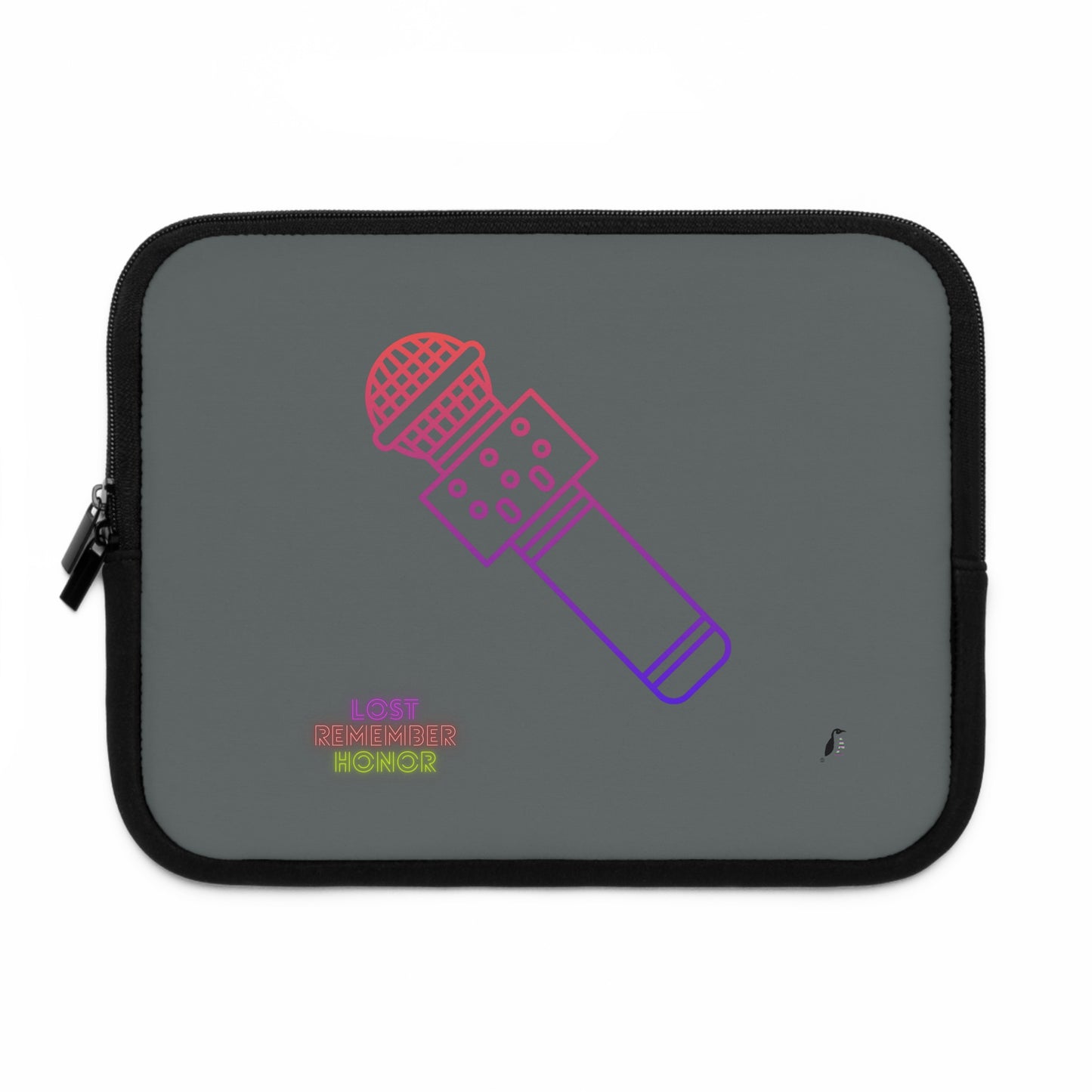 Laptop Sleeve: Music Dark Grey