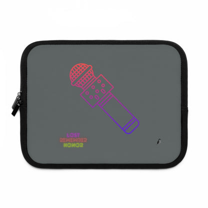 Laptop Sleeve: Music Dark Grey