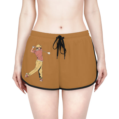 Women's Relaxed Shorts: Golf Lite Brown