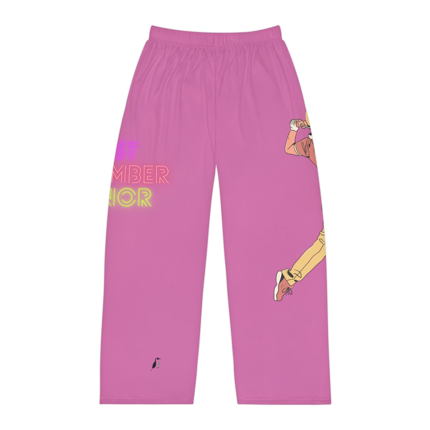 Men's Pajama Pants: Golf Lite Pink