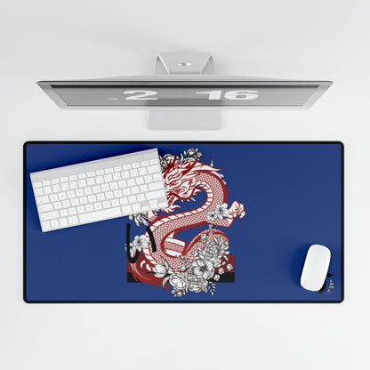 Desk Mats: Dragons Dark Blue