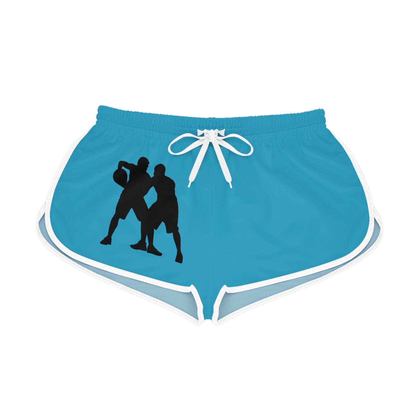 Women's Relaxed Shorts: Basketball Turquoise