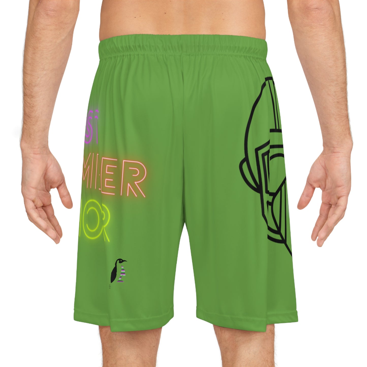 Basketball Shorts: Football Green