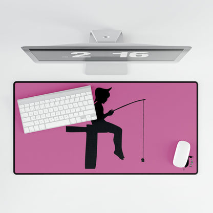 Desk Mats: Fishing Lite Pink