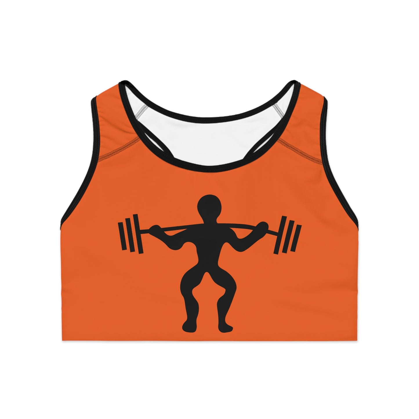 Sports Bra: Weightlifting Orange