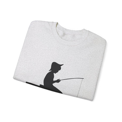 Heavy Blend™ Crewneck Sweatshirt: Fishing #1