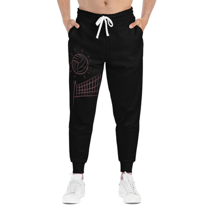 Athletic Joggers: Volleyball Black