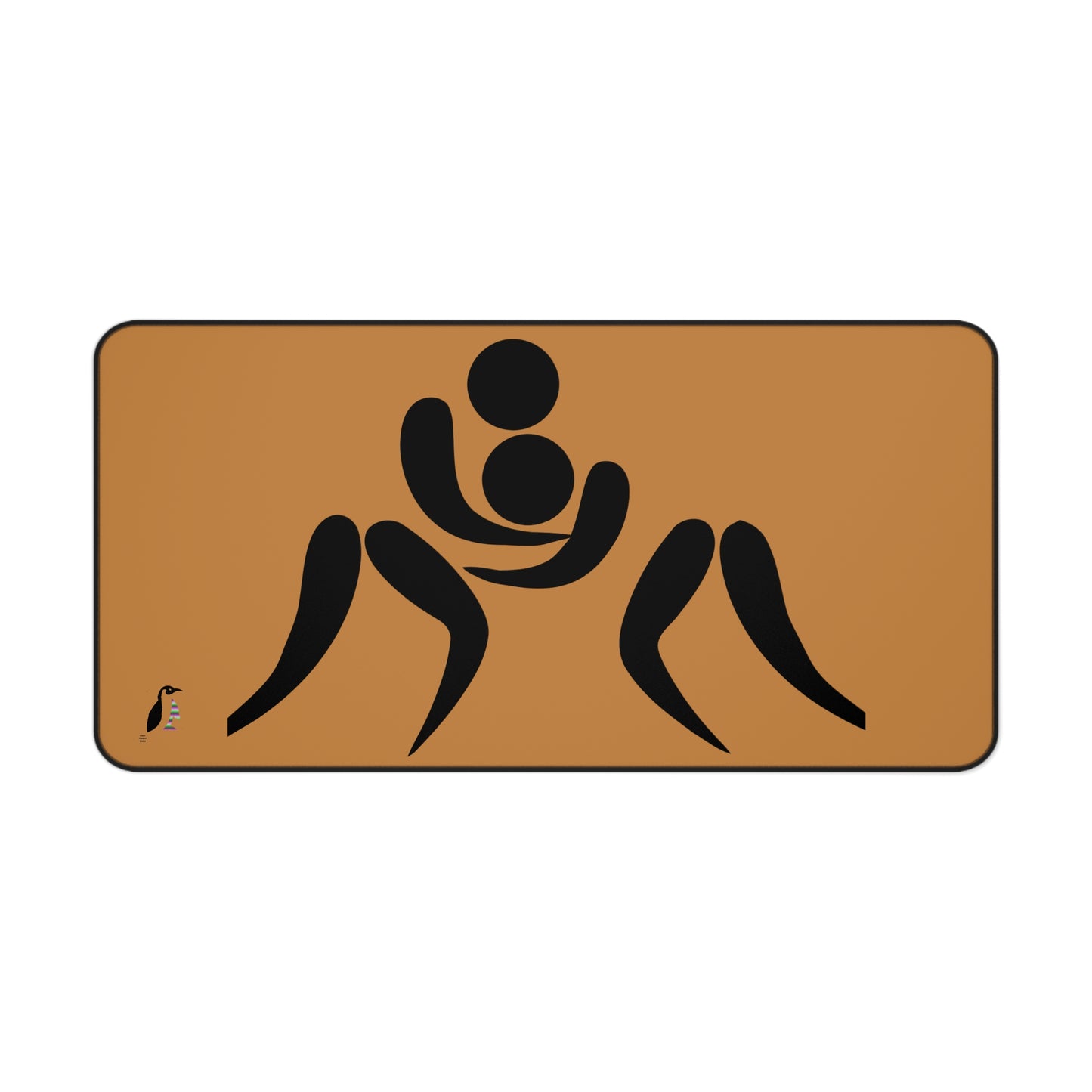 Desk Mat: Wrestling Lite Brown