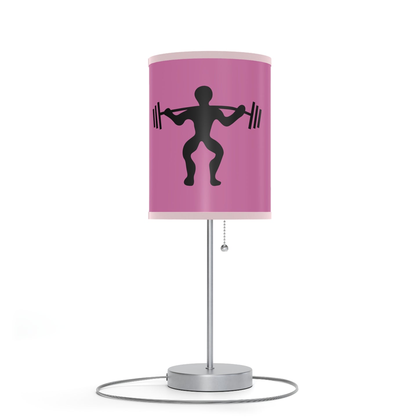 Lamp on a Stand, US|CA plug: Weightlifting Lite Pink