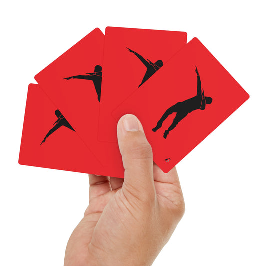 Poker Cards: Dance Red
