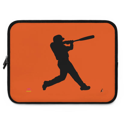 Laptop Sleeve: Baseball Orange