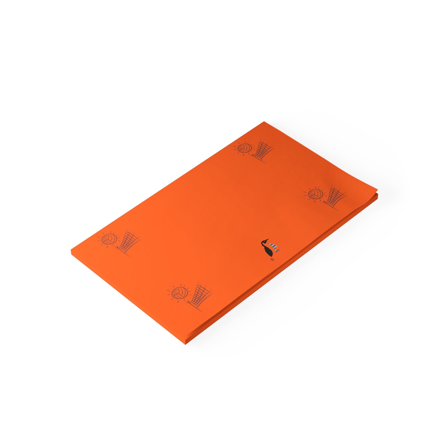 Post-it® Note Pads: Volleyball Orange