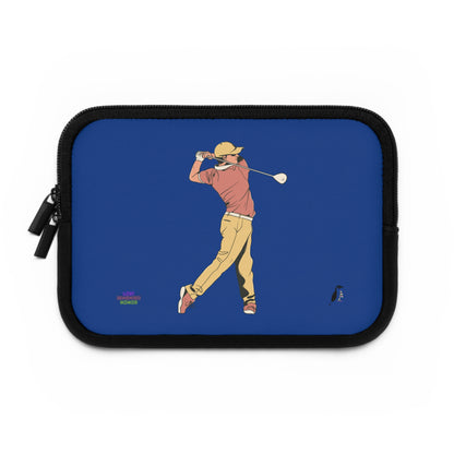 Laptop Sleeve: Golf Dark Blue