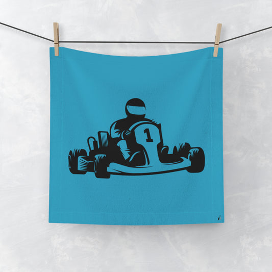 Face Towel: Racing Turquoise