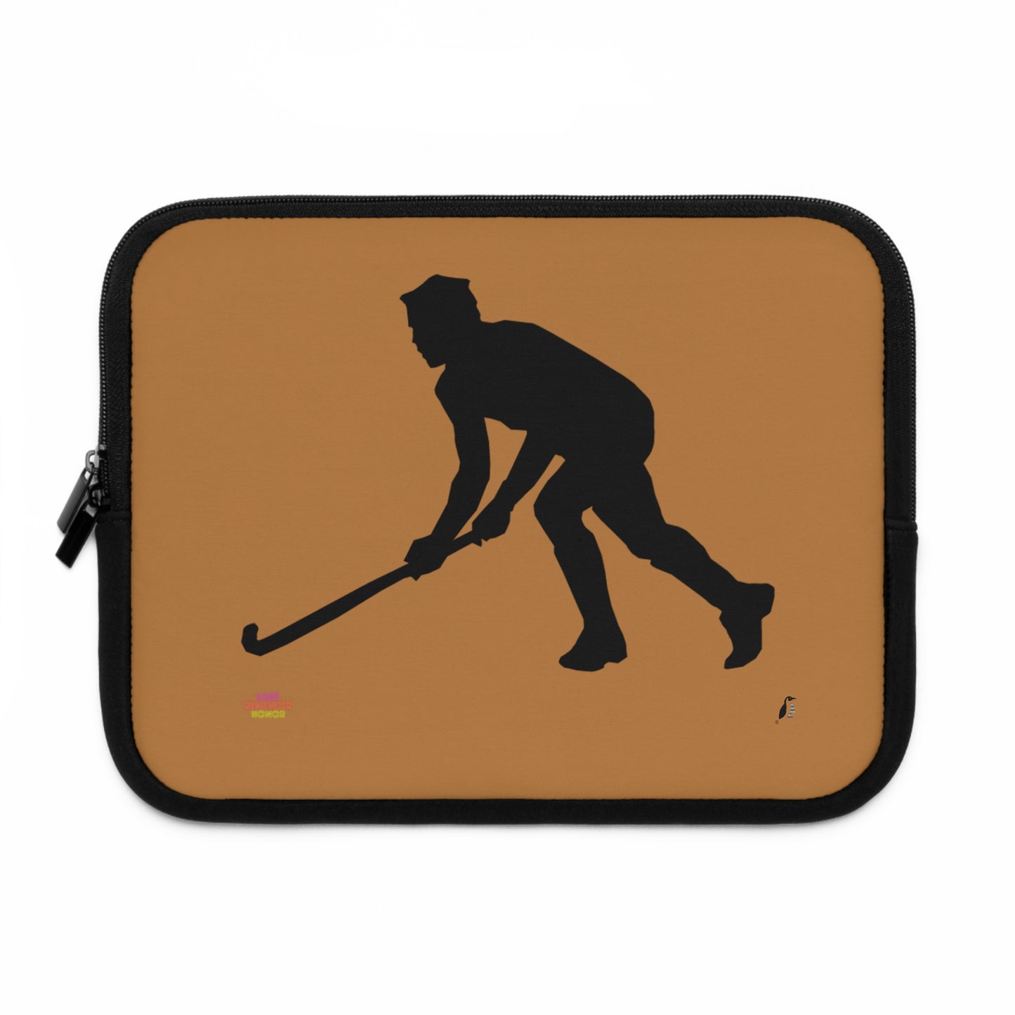 Laptop Sleeve: Hockey Lite Brown