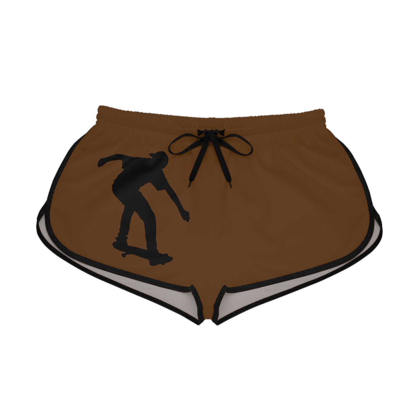 Women's Relaxed Shorts: Skateboarding Brown