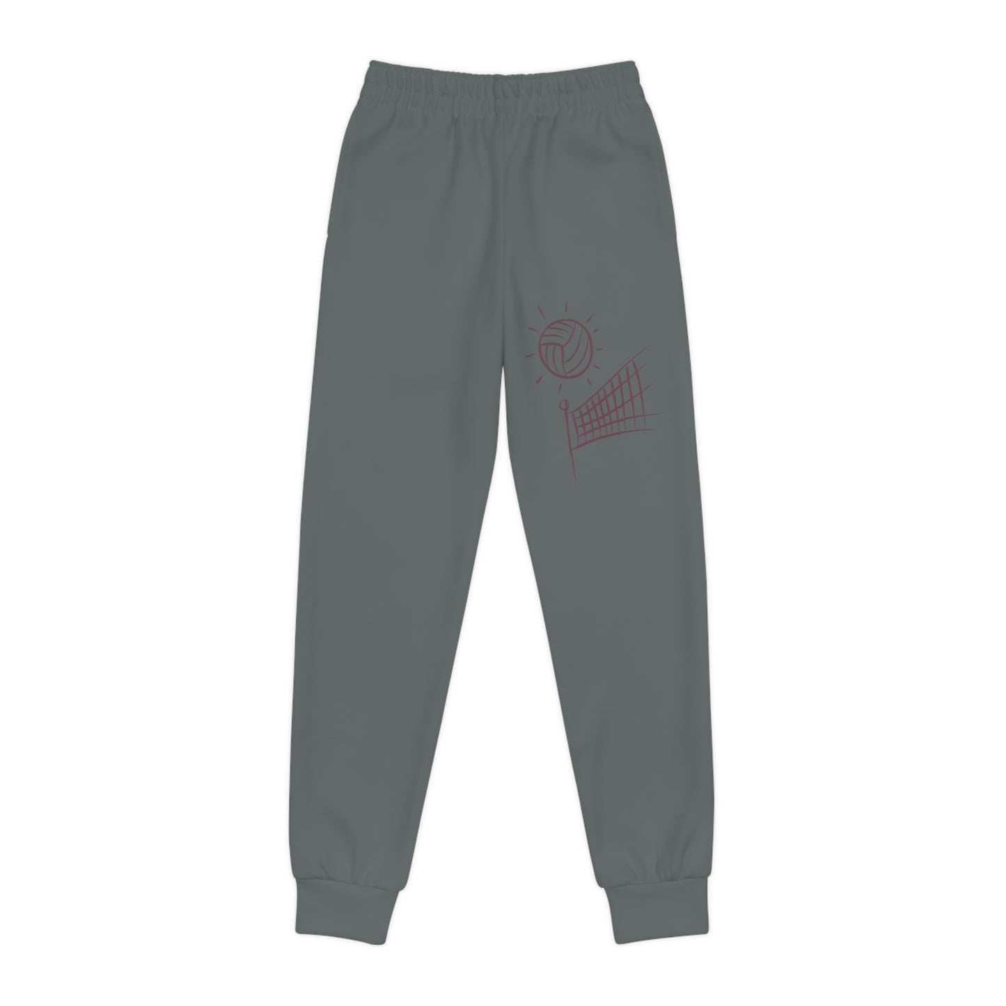 Youth Joggers: Volleyball Dark Grey