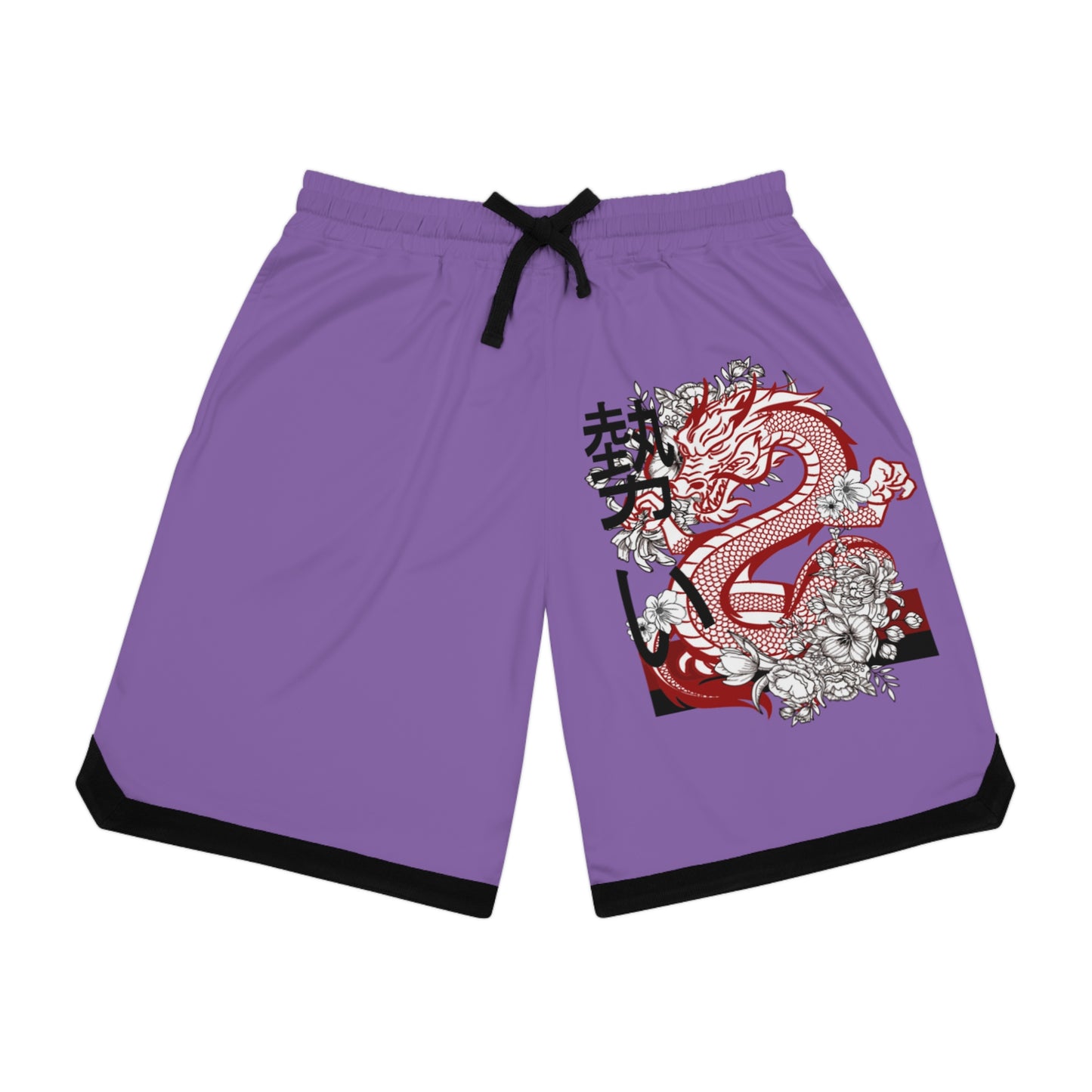 Basketball Rib Shorts: Dragons Lite Purple