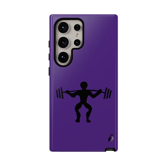Tough Cases (for Samsung & Google): Weightlifting Purple