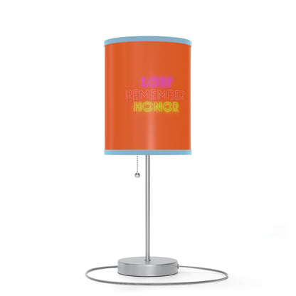 Lamp on a Stand, US|CA plug: Fight Cancer Orange