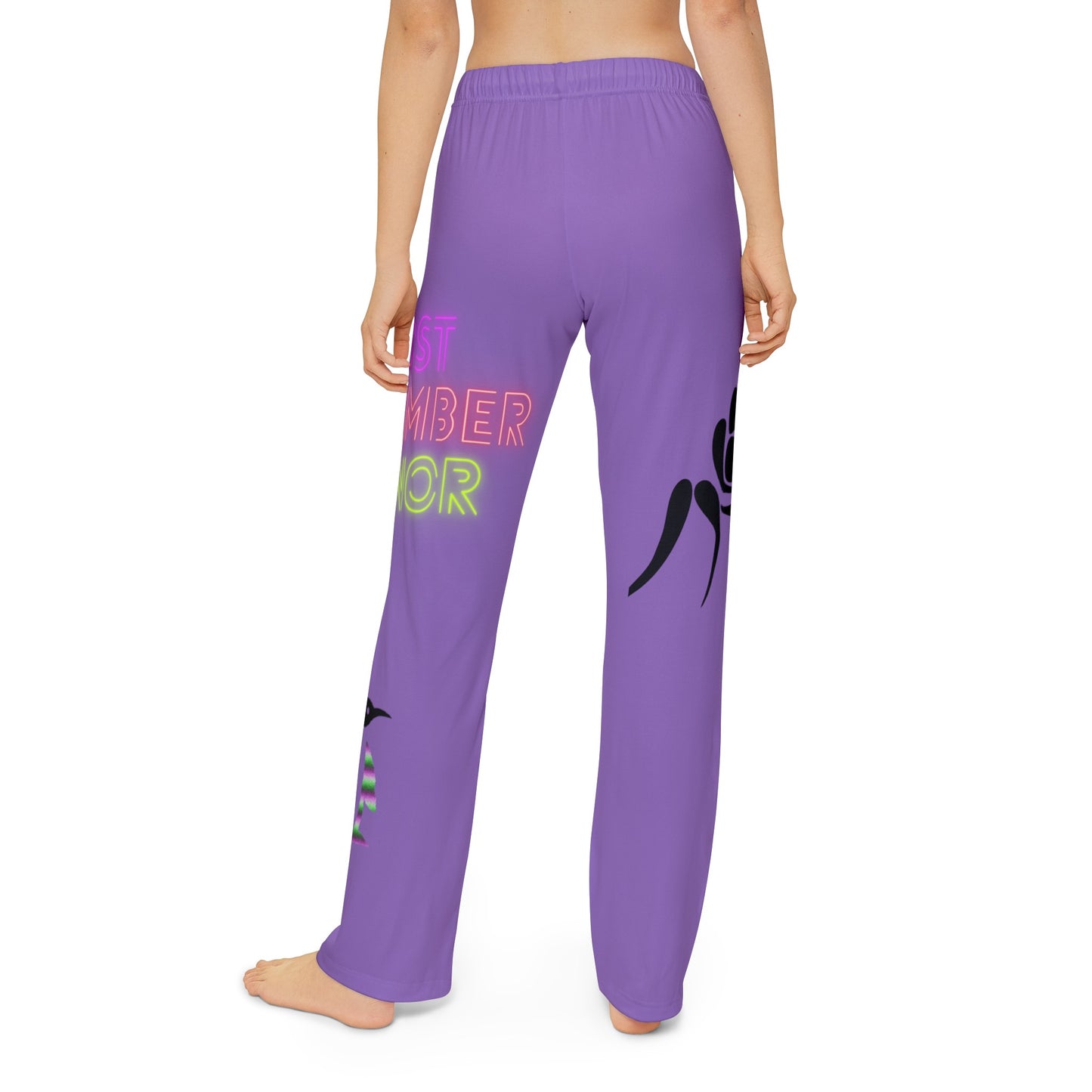 Kids Pajama Pants: Wrestling Lite Purple