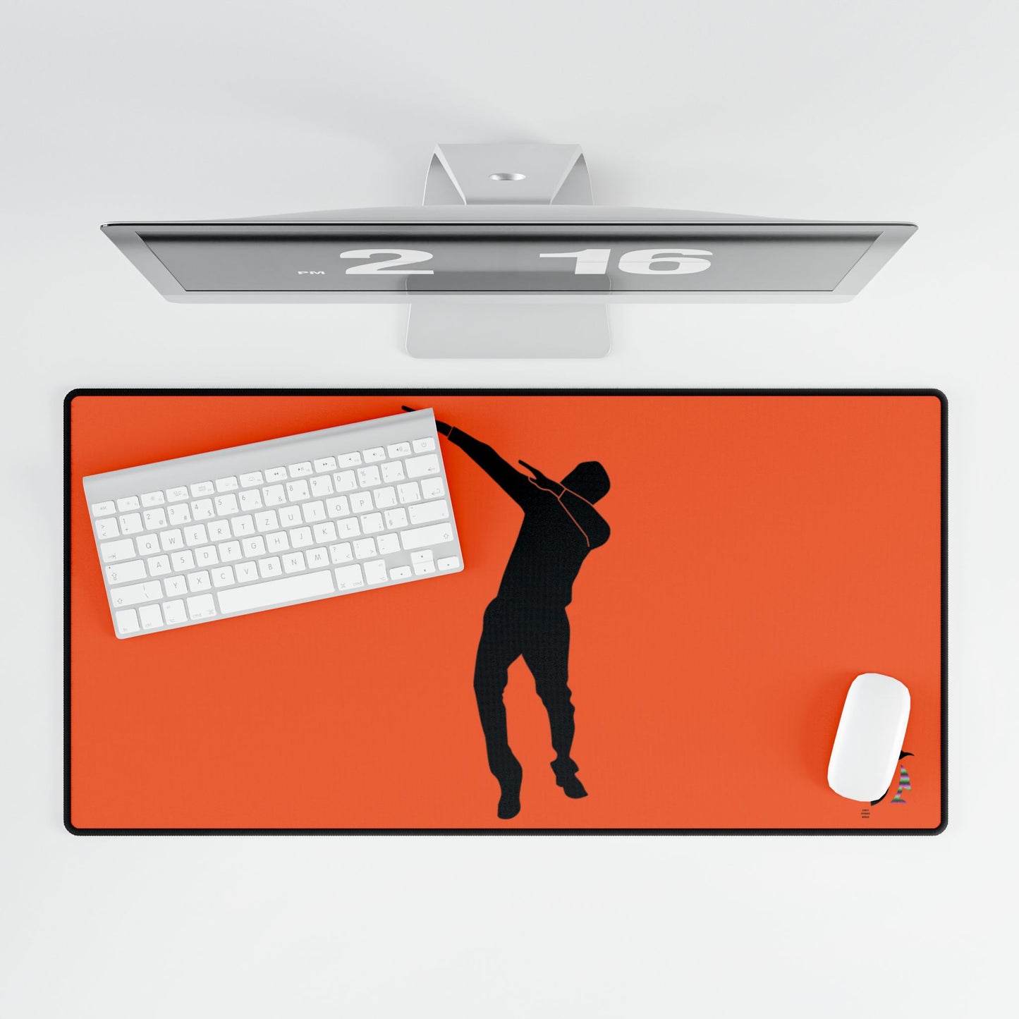 Desk Mats: Dance Orange