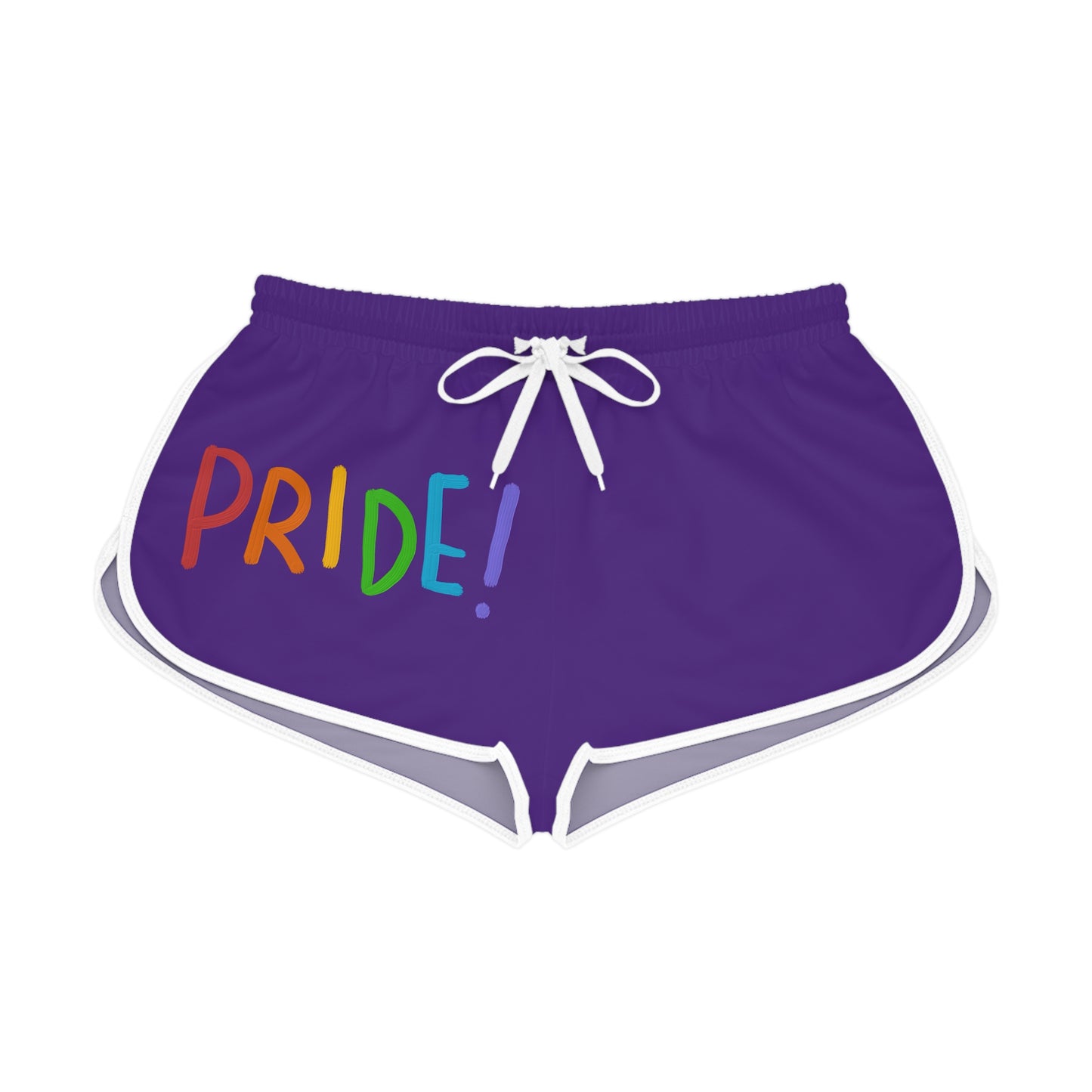 Women's Relaxed Shorts: LGBTQ Pride Purple