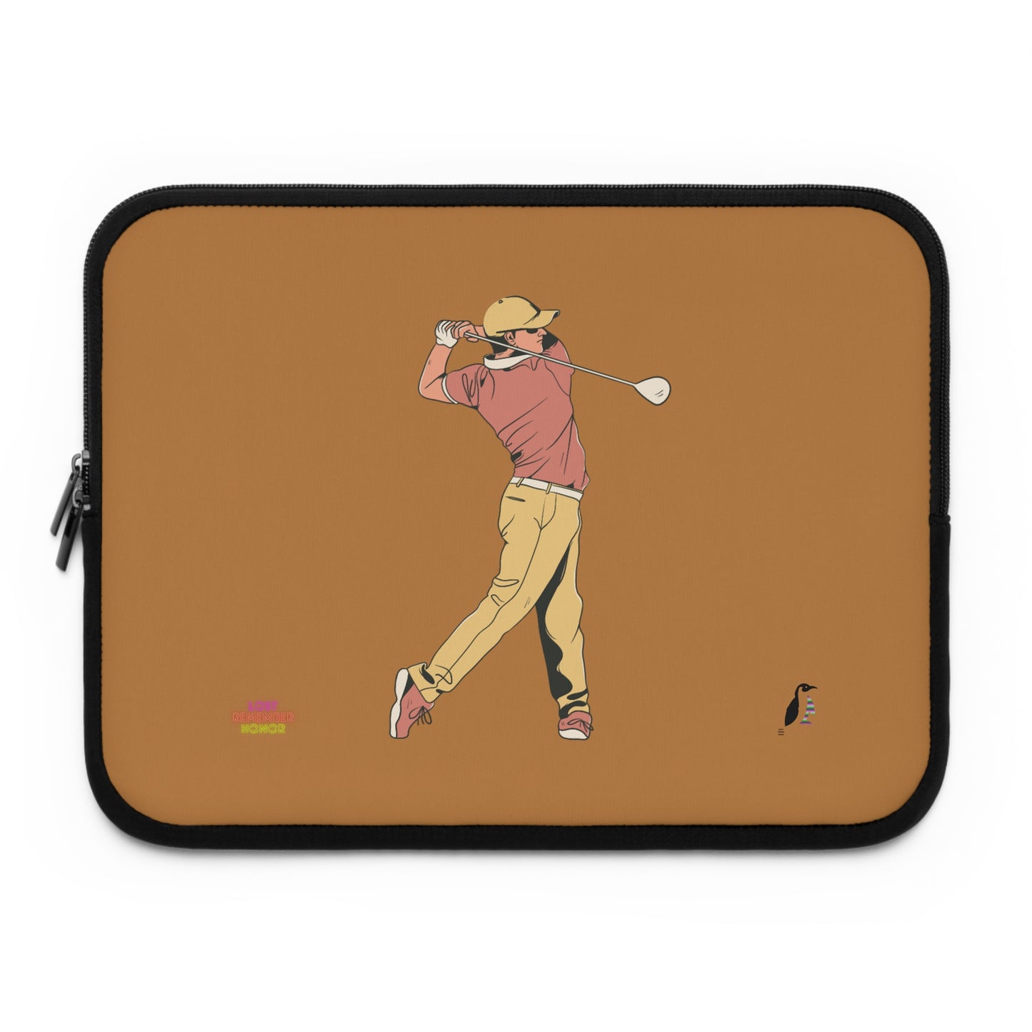 Laptop Sleeve: Golf Lite Brown