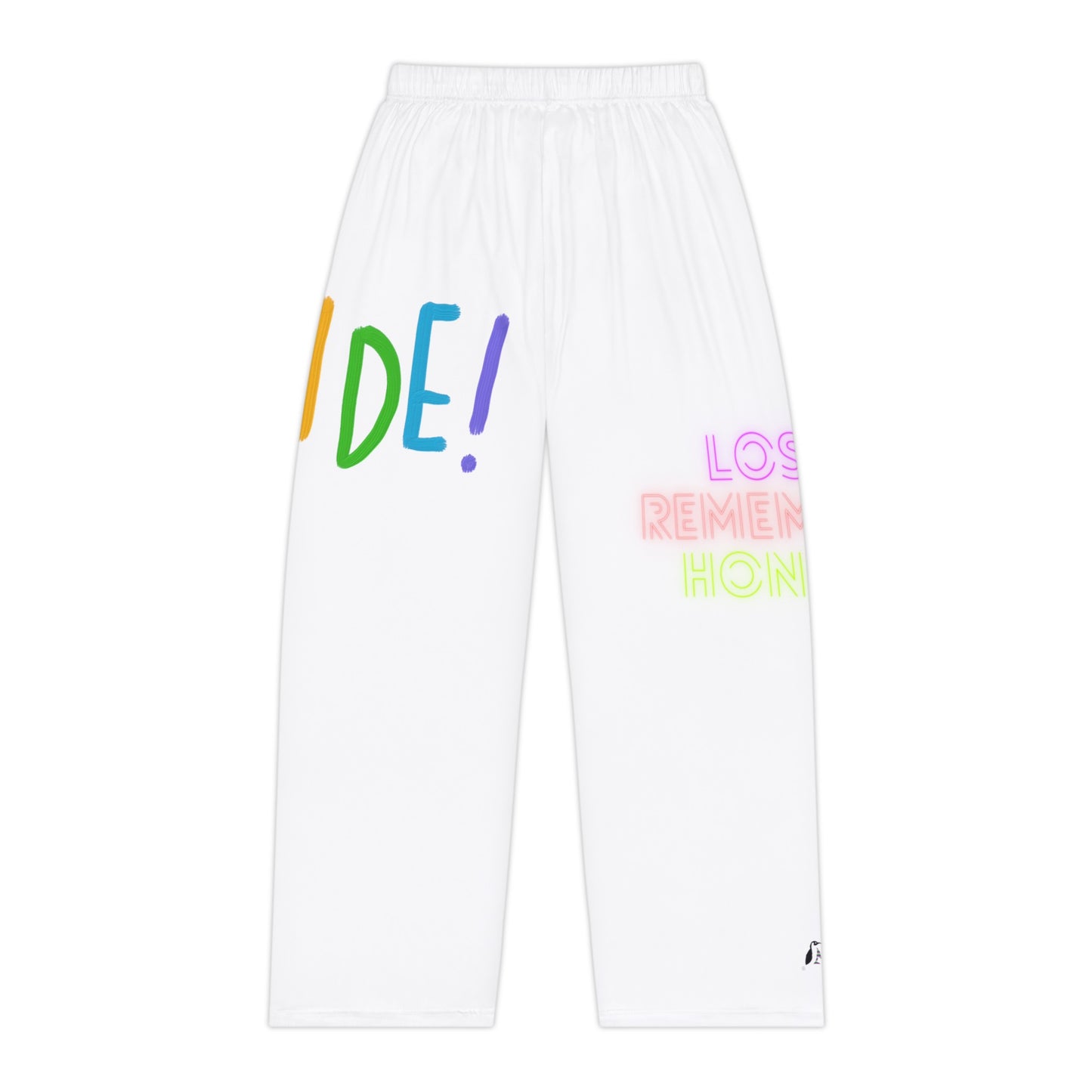 Women's Pajama Pants: LGBTQ Pride White