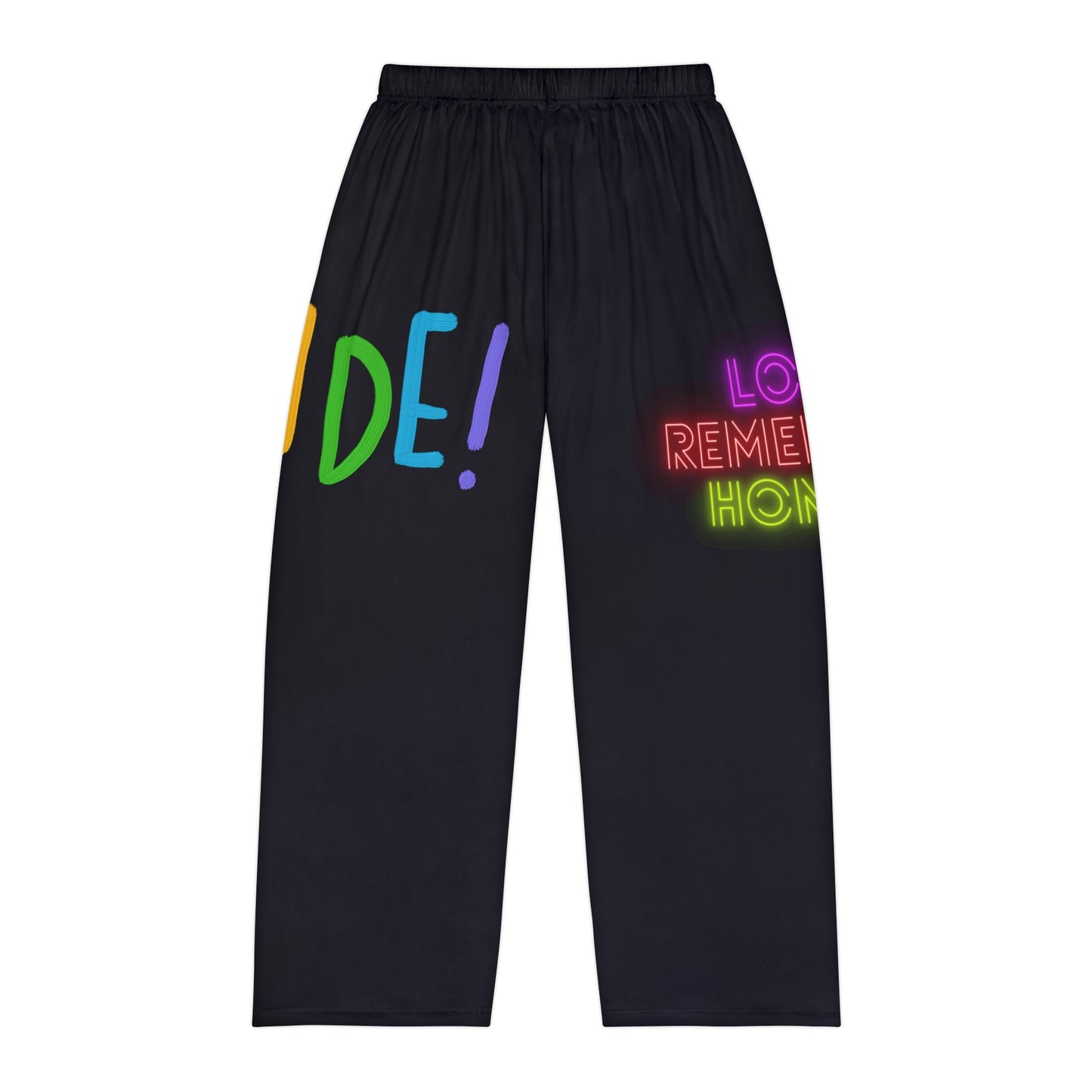 Men's Pajama Pants: LGBTQ Pride Black