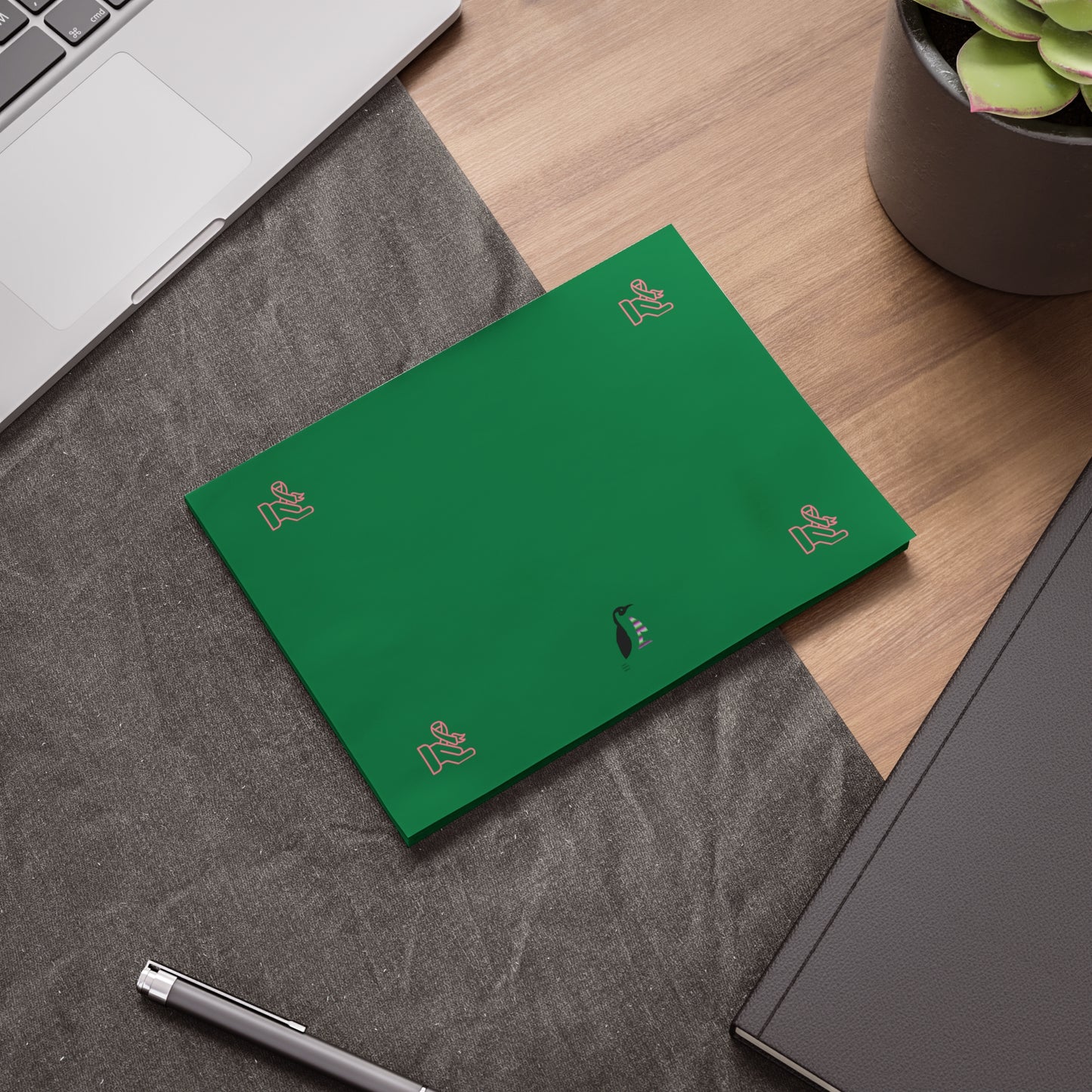 Post-it® Note Pads: Fight Cancer Dark Green