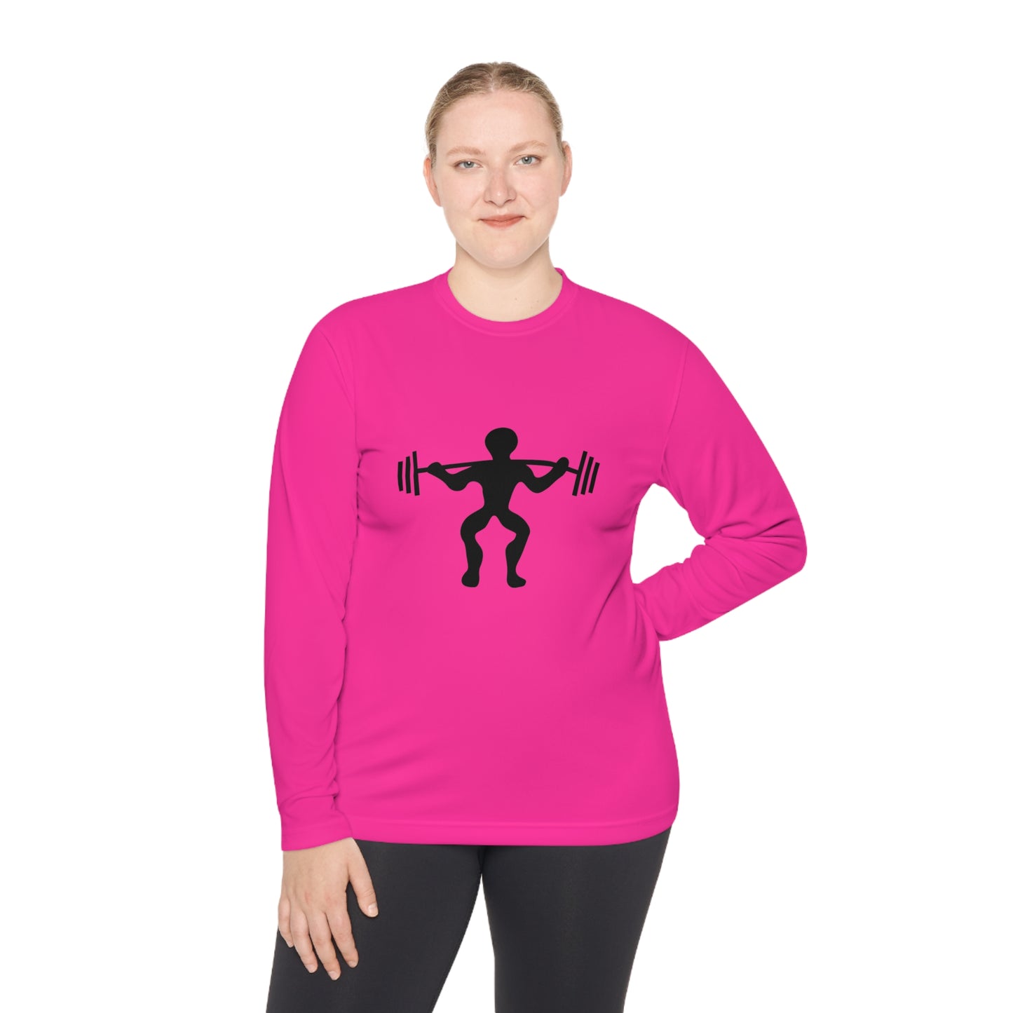 Lightweight Long Sleeve Tee: Weightlifting #2