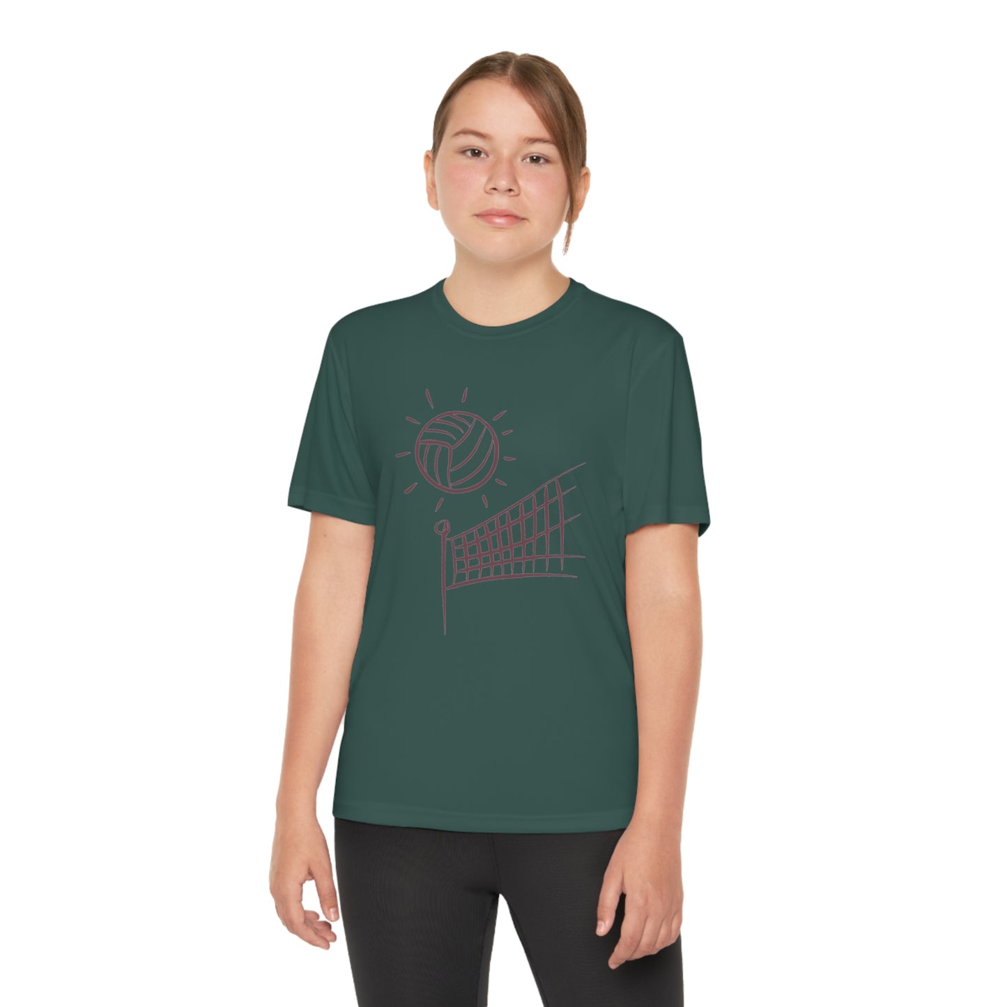 Youth Competitor Tee #1: Volleyball 