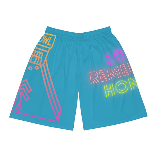 Basketball Shorts: Bowling Turquoise