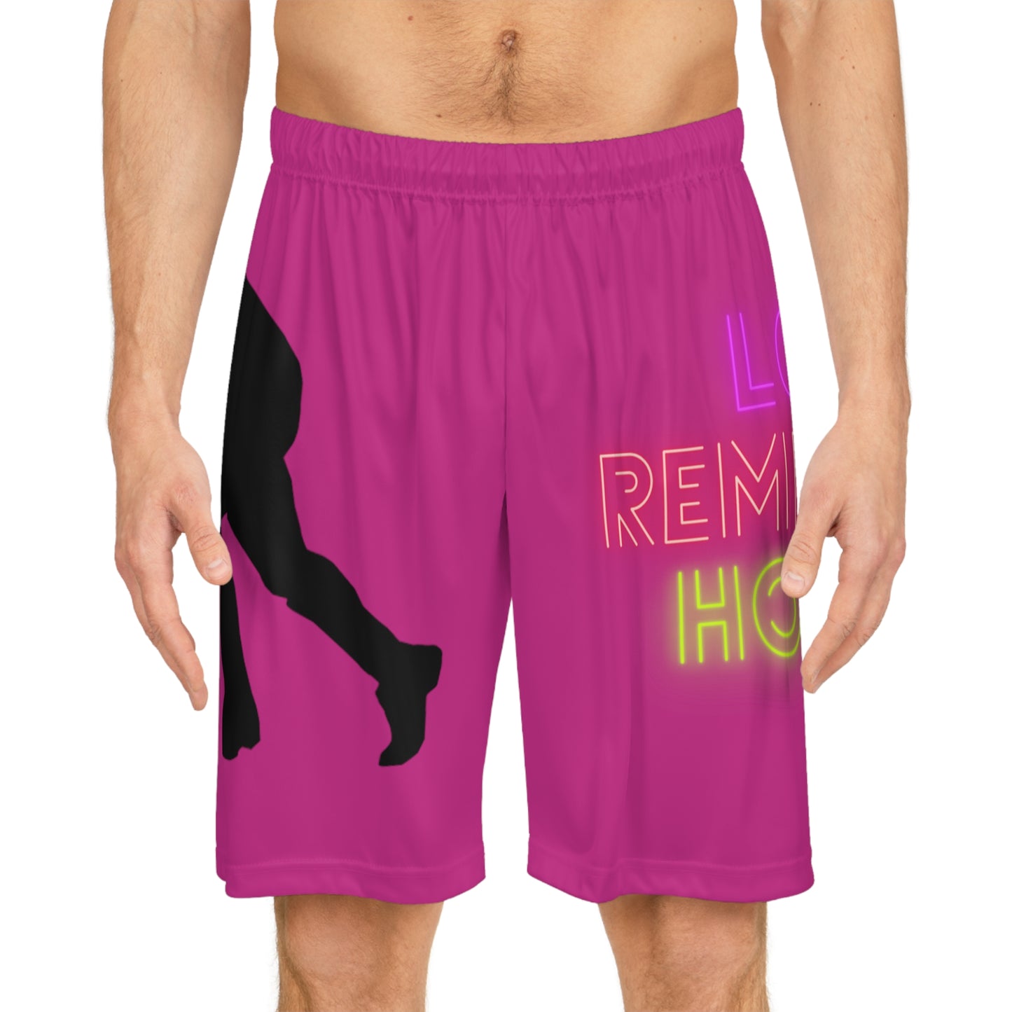 Basketball Shorts: Hockey Pink