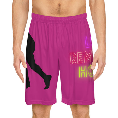 Basketball Shorts: Hockey Pink