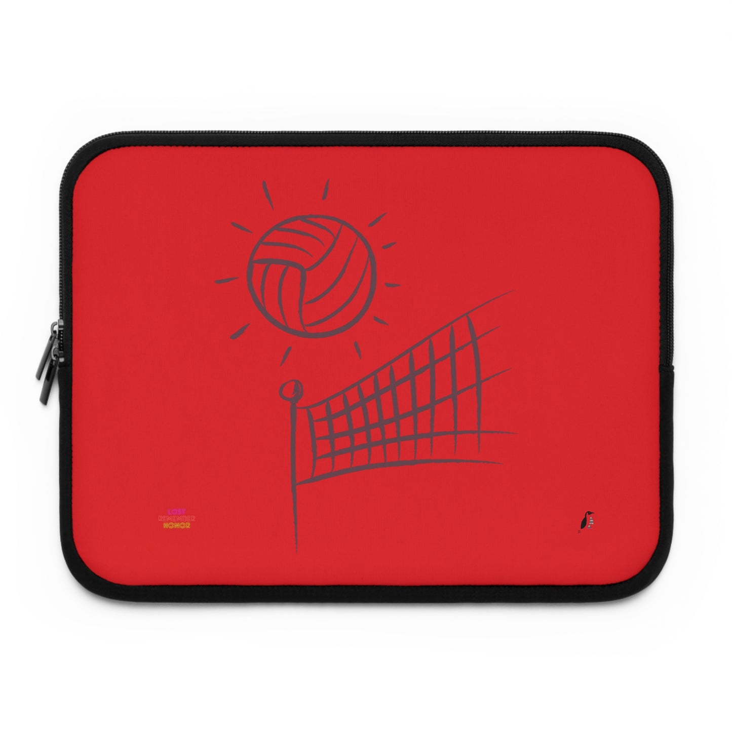 Laptop Sleeve: Volleyball Red