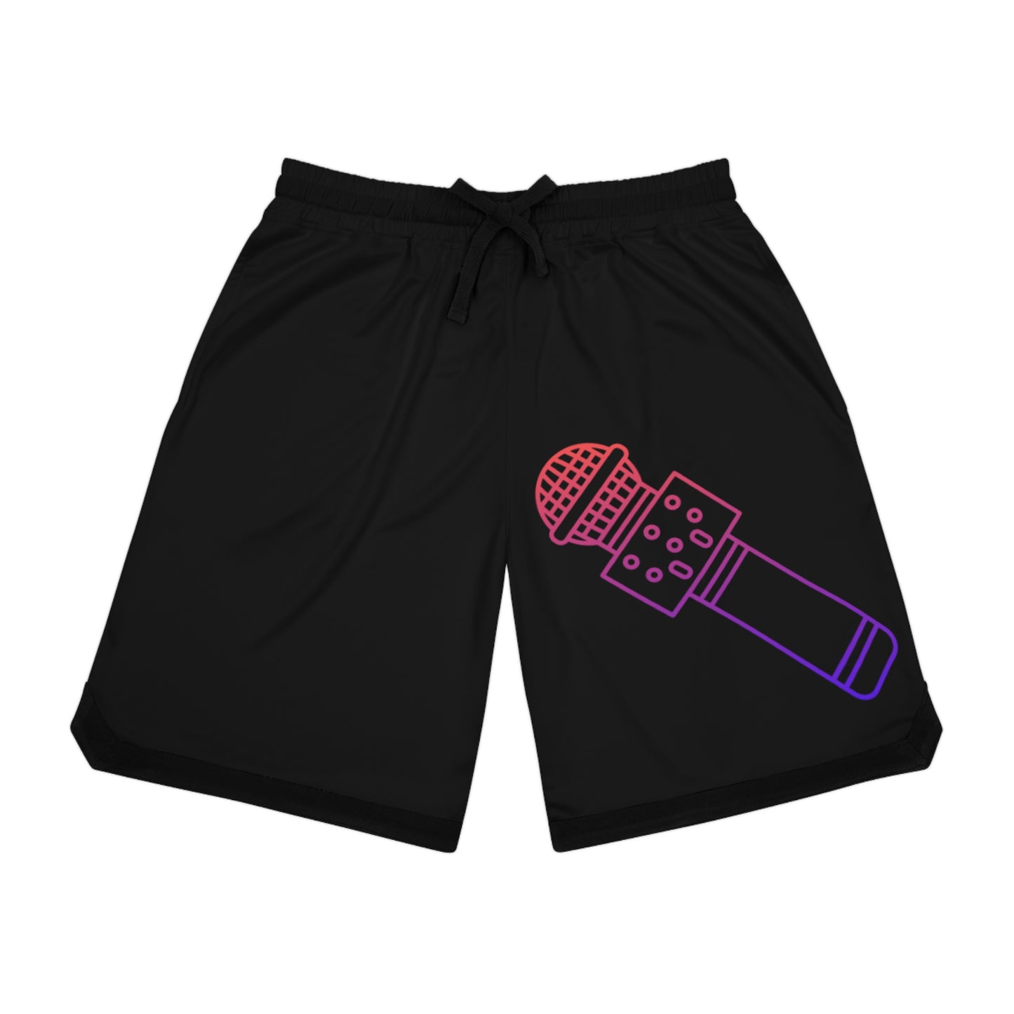 Basketball Rib Shorts: Music Black