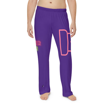 Men's Pajama Pants: Fight Cancer Purple