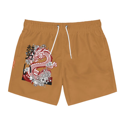 Swim Trunks: Dragons Lite Brown