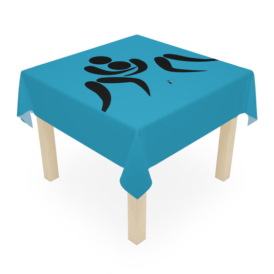 Tablecloth: Wrestling Turquoise