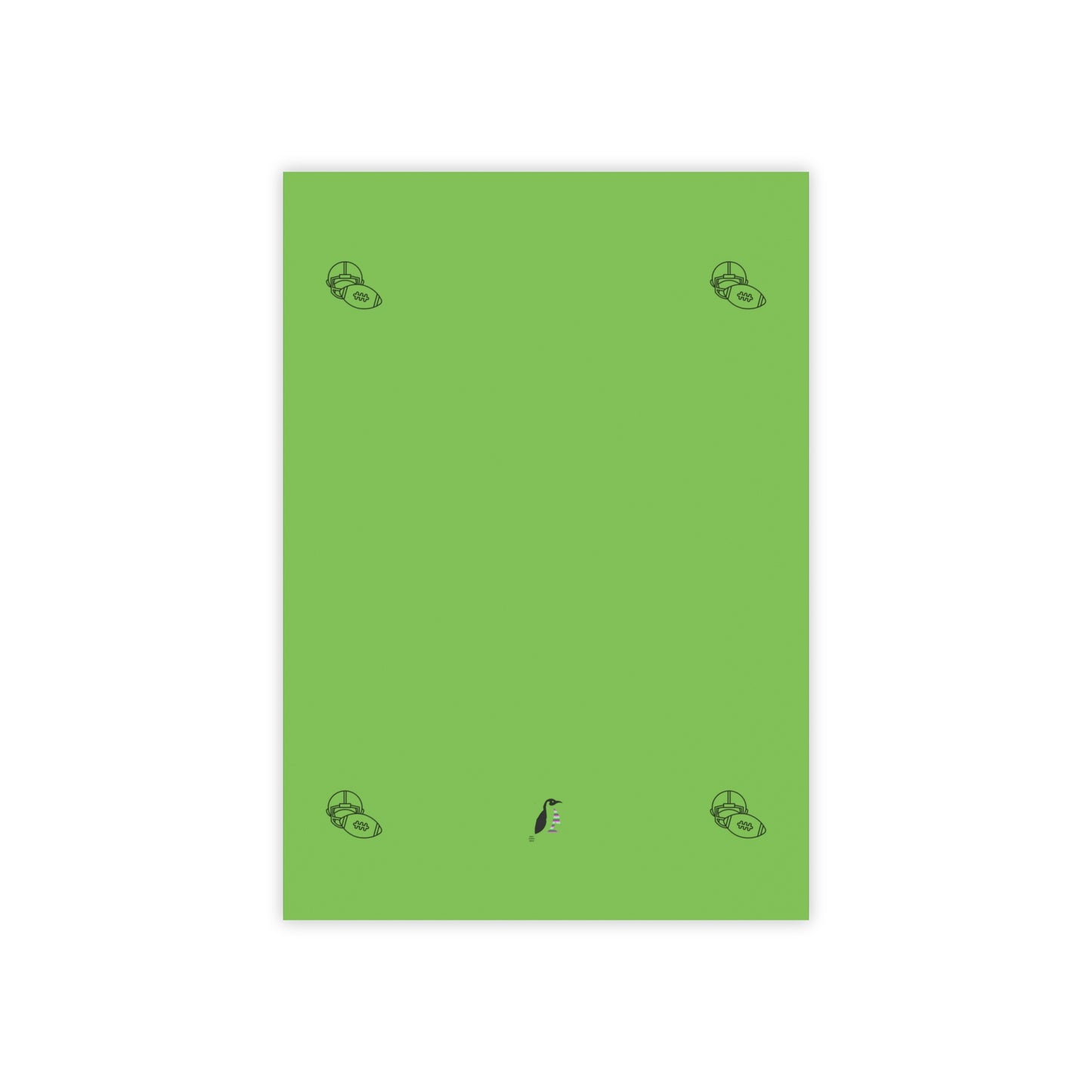 Post-it® Note Pads: Football Green