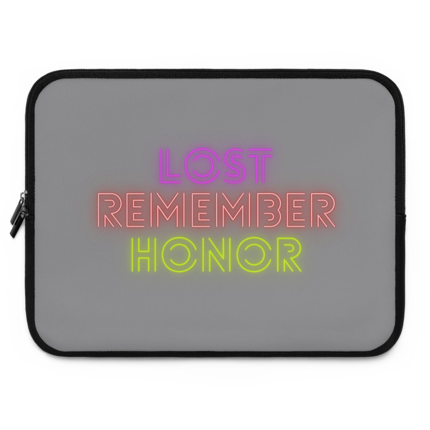 Laptop Sleeve: Lost Remember Honor Grey