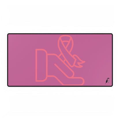 Desk Mats: Fight Cancer Lite Pink